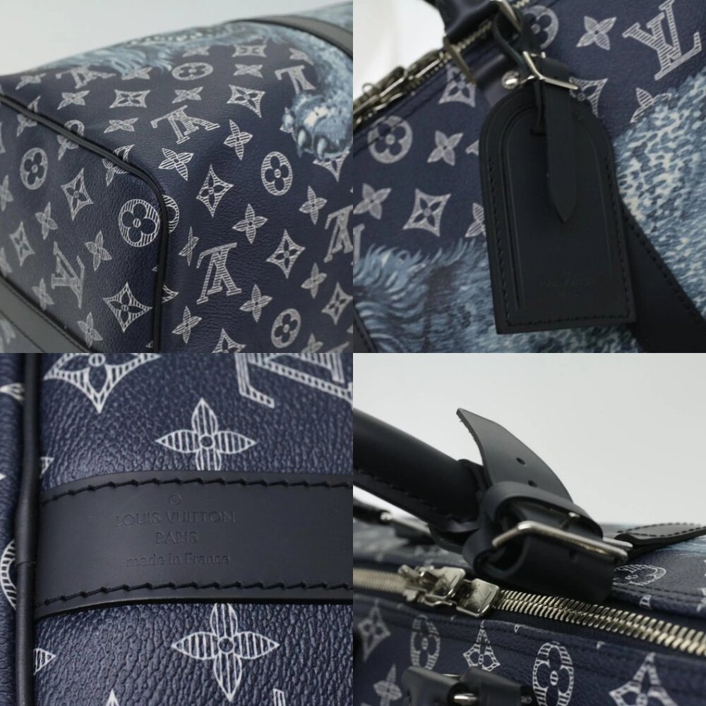 LOUIS VUITTON Monogram savanna Keepall Bandouliere 45 Boston M54129 Auth 33473S - Picture 14 of 15